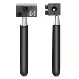 Universal Hand Held Brake Line Flaring Tool 3/16" SAE Brake Pipe Double Flaring Tool Kit, for Vehicle Brake Lines Repairing