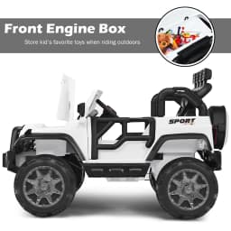 DORTALA 12V Kids Electric Ride On Car 2-Seater Battery Powered Truck