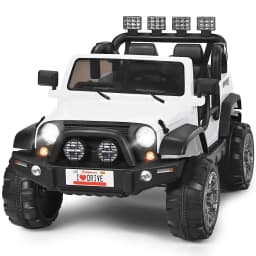 DORTALA 12V Kids Electric Ride On Car 2-Seater Battery Powered Truck