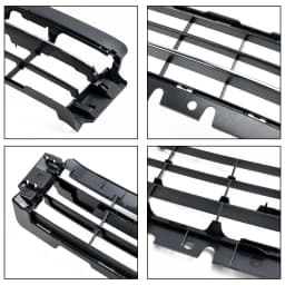 Artudatech Front Bumper Lower Grille + Fog Light Grill Fit for VW Beetle 2012-2016 W/ Chrome