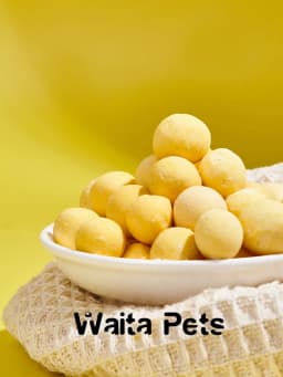Waita Freeze Dried Quail Egg Yolk 70g Premium Pet Treats Cat Dog High Protein Nutrient Dense Skin Coat Rich Vitamins Minerals