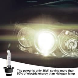 Xenon Headlight Bulbs Automotive Headlight Bulbs 35W Automobile Headlight Assemblies Parts & Accessories Long Lifespan For