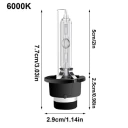 Xenon Headlight Bulbs Automotive Headlight Bulbs 35W Automobile Headlight Assemblies Parts & Accessories Long Lifespan For