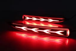 For Toyota Corolla Sedan 2019 2020 2021 LED Reflector Rear Bumper Tail Light Driving Brake Lamp with Dynamic Turn Signal YG Type