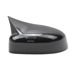 2x Rearview Side Wing Mirror Cover For Ford Focus MK3 2012 2013 2014 2015 2016 2017 2018 Carbon Fiber Style Effect Rear Cap Trim