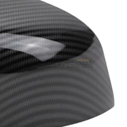 2x Rearview Side Wing Mirror Cover For Ford Focus MK3 2012 2013 2014 2015 2016 2017 2018 Carbon Fiber Style Effect Rear Cap Trim