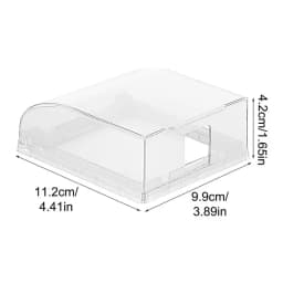 86 Type Splash-Proof Box Transparent Socket Protective Electric Plug Cover Switchs Waterproof Box Power Outlet Dust Protector