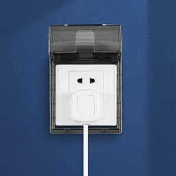 86 Type Splash-Proof Box Transparent Socket Protective Electric Plug Cover Switchs Waterproof Box Power Outlet Dust Protector