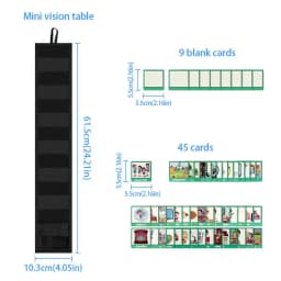 Visual Schedule Chart Mini Travel Schedule Pocket Chart Bedtime Routine Chart Visual Schedule Pocket Chart With 45 Activity card