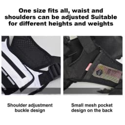 Adjustable Sport Running Chest Bag Running Vest Bag Reflective Front Chest Pack with Phone Holder Breathable Cycling Vest Bag