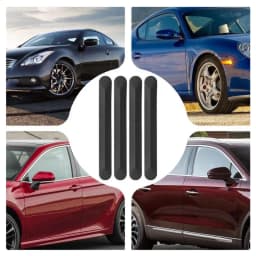 Scratch Guard For Car Auto Door Anti-Collision Sticker 4X Soft Side Edge Anti-Collision Strips For Door Edges And Rearview