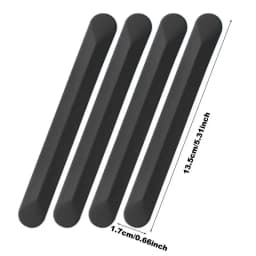 Scratch Guard For Car Auto Door Anti-Collision Sticker 4X Soft Side Edge Anti-Collision Strips For Door Edges And Rearview