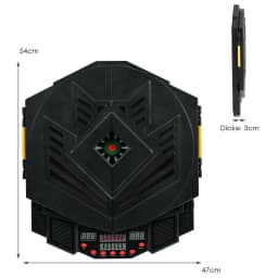 DORTALA Professional Electronic Dart Board Set Digital Dartboard w/Cabinet 4 LED Display