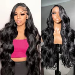 Glueless Body Wave 100% Human Hair Wig Pre Plucked Ready To Wear And Go For Women 13x6 Hd Natural Wave Lace Front Wigs On Sale