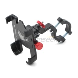 Bicycle Motorcycle Handlebar 360 Degrees Cell Phone Holder Mount Bike GPS Bracket Clip Stand Universal Anti-shake Aluminum Alloy