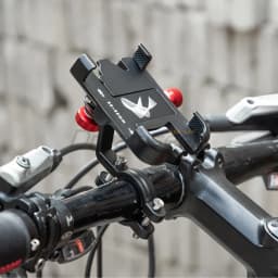 Bicycle Motorcycle Handlebar 360 Degrees Cell Phone Holder Mount Bike GPS Bracket Clip Stand Universal Anti-shake Aluminum Alloy