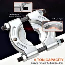 12 IN 1 Gear Bearing Splitter Fly Wheel Seperator Puller Set Kit with Red Case