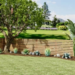 Garden Wood Fence Gate for Outdoor Waterproof and Anti-corrosive Paint Pine Fence Gate