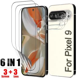 For Google Pixel 9/9 Pro/9Pro XL Hydrogel Film Soft Screen Protectors HD Clear Anti-scratch Tempered Glass Camera Lens Films