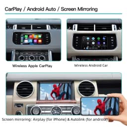 AUTOABC Wireless Carplay Android Auto for Land Rover Jaguar Bosch Discovery 4 Aurora Freelander 2 XE XF XJ Airplay