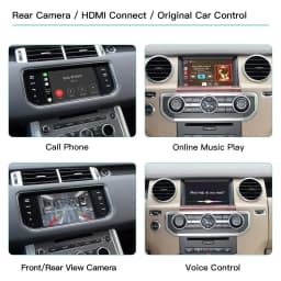 AUTOABC Wireless Carplay Android Auto for Land Rover Jaguar Bosch Discovery 4 Aurora Freelander 2 XE XF XJ Airplay