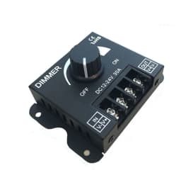 DC 12V 24V 30A LED Dimmer Switch 360W Voltage Regulator Adjustable Controller For LED Strip Light Lamp LED Dimming Dimmers