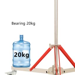 SH 320cm Photography Magic Leg With 3 Wheels All Metal C-Stand Bracket Stainless Steel Tripod For Stainless Steell Arm Crossbar