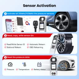 THINKCAR VENU iPRO Car Tire Pressure Diagnose Tool Automotive TPMS Sensor Programming Learning Activator For MUCAR 892BT 689BT