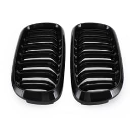 Artudatech Gloss Black Dual Front Kidney Grille Fit for BMW X5M F85 X6M F86 X5 F15 X6 F16 13-18
