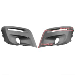 Artudatech Front Bumper Foglight Grille Fit for Citroen Berlingo Fit for Peugeot Partner 2015-18