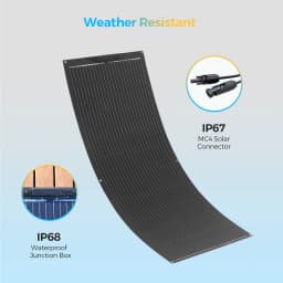 100W 12V Flexible Solar Panel kit System 18V Photovoltaic Monocrystalline Module 10A Charge Controller for Caravan Home Roof Car