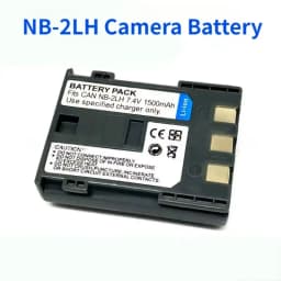 1500mah NB-2LH NB 2L 2LH NB-2L Battery for Canon EOS Rebel XT XTi 350D 410D G7 G9 S70 S80 ZR500 ZR950 ZR960 HG10 with Charger