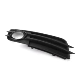 Artudatech 2PCS Front Bumper Black Fog Light Grille Cover For Audi A4 S-LINE S4 2008-12