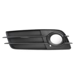 Artudatech 2PCS Front Bumper Black Fog Light Grille Cover For Audi A4 S-LINE S4 2008-12