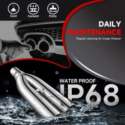 Universal 2.5" in 3'' out 19" Long Stainless Steel Blast Pipes Exhaust Muffler Tip Easy to Replace Car Exhaust Pipe Muffler