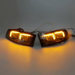LED Daytime Running Light DRL for Lexus GX 470 J120 2003-2009 Fog Lamp Assembly W/ Dynamic Turn Signal Car Driving Light Blinker