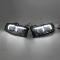 LED Daytime Running Light DRL for Lexus GX 470 J120 2003-2009 Fog Lamp Assembly W/ Dynamic Turn Signal Car Driving Light Blinker
