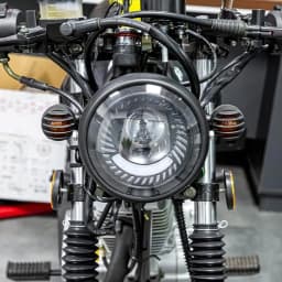 6.5-Inch Motorcycle Led Headlight Retro Round 12v 26w 6500k Led Headlamp With Bracket Kit Modified Parts