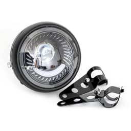 6.5-Inch Motorcycle Led Headlight Retro Round 12v 26w 6500k Led Headlamp With Bracket Kit Modified Parts