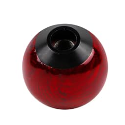 Car Interior Gear Shift Knob Universal Manual Handle Lever Shifter Knob Ball Red Carbon Fiber Style