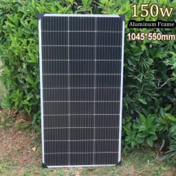 Photovoltaic Panel 150W 120W 100W 50W Flexible Solar Panel Aluminum Frame for Home Balcony Camper RV Car Boat Outdoor Travel