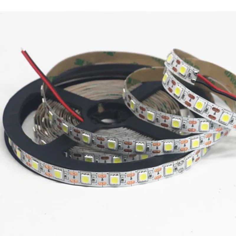 DC 12V 24V LED Strip 5M 5050 RGB CCT RGBCCT RGBW RGBWW WARM WHITE 60 LED Not Waterproof tape Light Strips Flexible Atmosphere