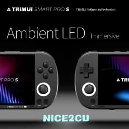 Trimui Smart Pro S Handheld Game Console 4.96'' IPS Screen Linux System Joystick RGB Lighting Retro Video Game Smartpros Gifts