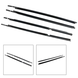 4pcs Outer Door Glass Weatherstrip Moulding for Toyota Yaris Vitz 2005-2010