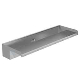 60cm Back Entry Stainless Steel Water Blade, 60cm W x 20cm D x 10cm H