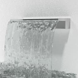 60cm Back Entry Stainless Steel Water Blade, 60cm W x 20cm D x 10cm H