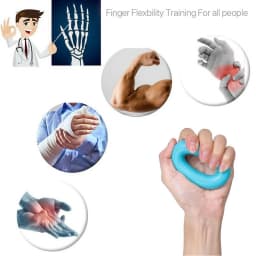 Hand Grip Power Exerciser Strength Trainer Gym Ring Finger Training 30/40/50LB