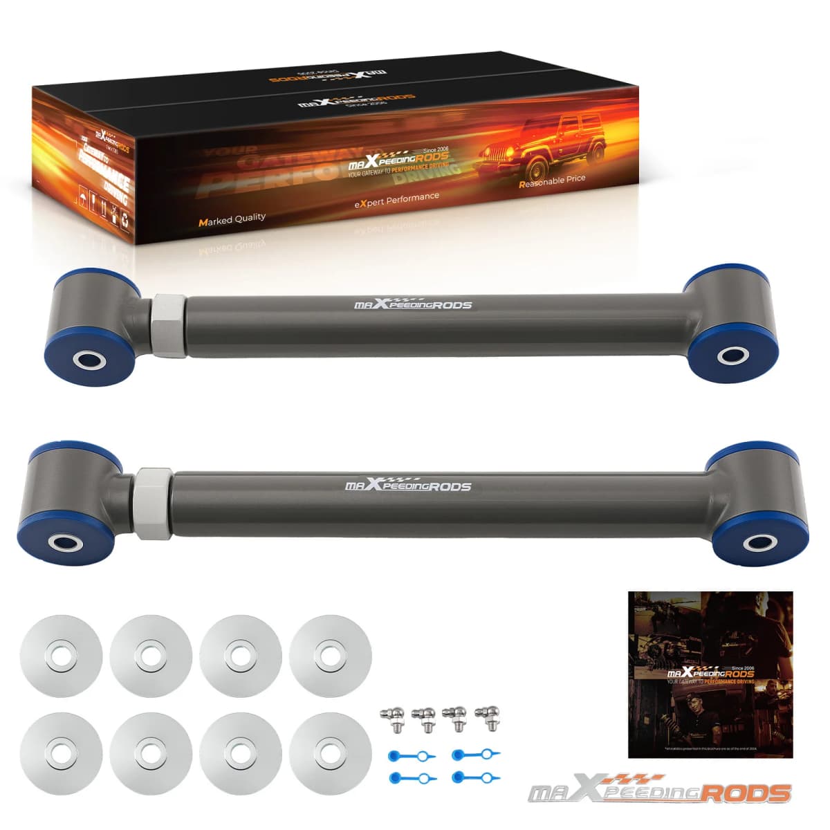 Adjustable Rear Lower Control Arms Kit for Jeep Grand Cherokee WJ 1999 2000 2001 2002