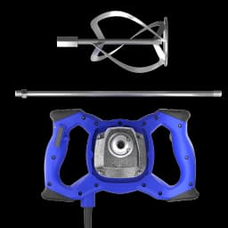 Heavy Duty 2600W Electric Paddle Plaster Plastering Mortar Paint Mixer,6 Speed Adjustable Paint Mixer Tool