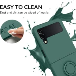 For Galaxy Z Flip 5 4 3 Case Shockproof Armor Magnet Ring Kickstand Bracket Back Cover Case For Samsung Galaxy Z Flip 6 5G Cases